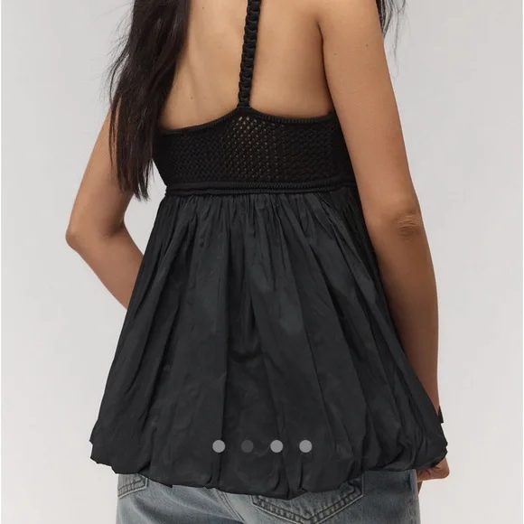 Anthropologie Black Swing Tank Top - Picture 2 of 6